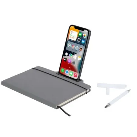 Bloc Notes Personnalisé Économique Support Cruas Matières : bois Couleurs : noir goodies personnalisé en stock