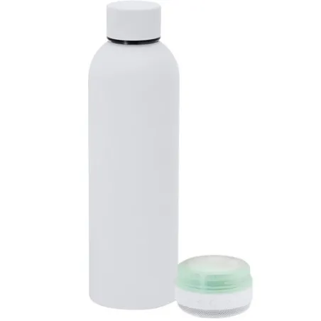 Bidon thermique écologique avec haut-parleurs personnalisés Meflex Matières : verre Couleurs : translucide Contenance : 1 L good