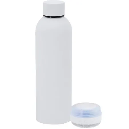 Bidon thermique écologique avec haut-parleurs personnalisés Meflex Matières : coton organique Couleurs : naturel Contenance : 8 