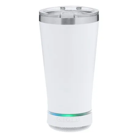 Verre thermique personnalisé haut-parleurs pas cher Tandix Matières : acier inoxydable Couleurs : gun Contenance : 470 ml cadeau