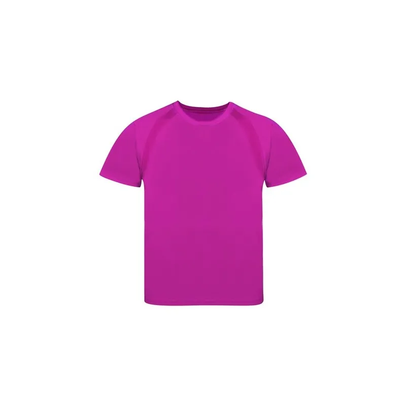 T-Shirt Enfant Personnalisé 100% Polyester Écologique Tecnic Sappor Matières : PET Couleurs : bleu personnalisation rapide en Fr