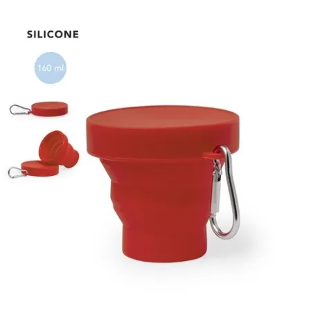 Gobelet Réutilisable Incassable Personnalisé Pliable Klimt Couleurs : blanc marquage laser ultra précis