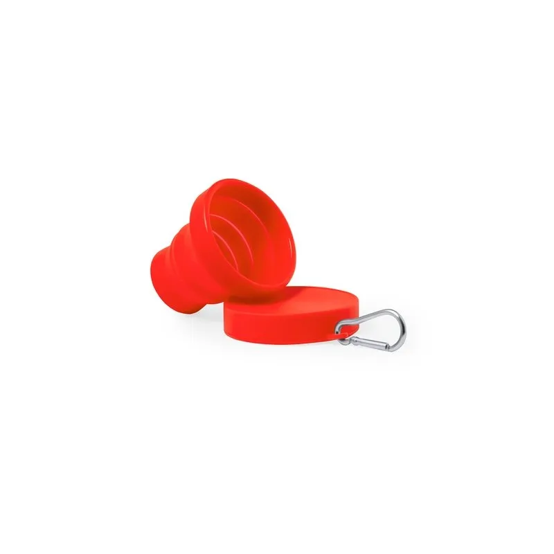 Gobelet Réutilisable Incassable Personnalisé Pliable Klimt Couleurs : blanc marquage couleur éclatante