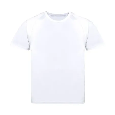 T-Shirt Enfant Personnalisé 100% Polyester Écologique Tecnic Sappor Matières : PET Couleurs : bleu objet promotionnel éco-respon