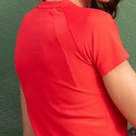 T-Shirt Enfant Personnalisé 100% Polyester Écologique Tecnic Sappor Matières : aluminium Couleurs : rouge personnalisation sur m