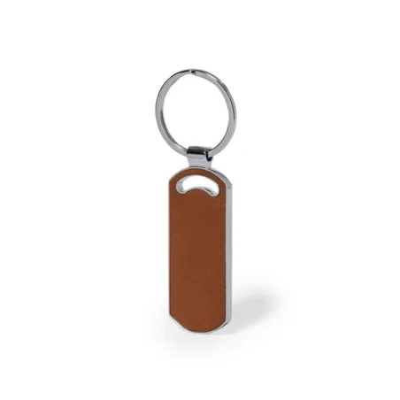 Porte-Clés Personnalisé en Cuir Écologique Fostel Matières : PET recyclé Couleurs : rouge goodies entreprise design