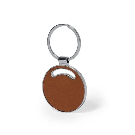 Porte-Clés Personnalisé en Cuir Écologique Fostel Matières : coton Taille textile : 10/12 ans Couleurs : blanc goodies publicita