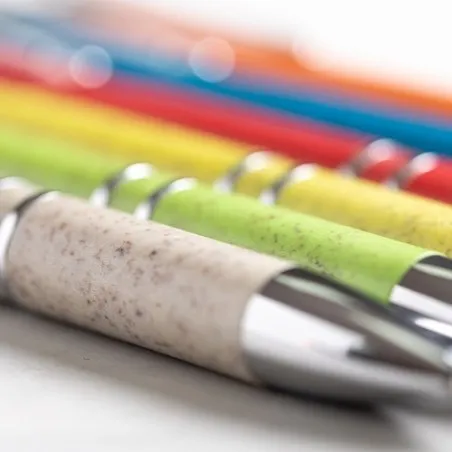 Stylo Écologique Personnalisé de Cadeau d'Entreprise Nukot Matières : coton recyclé Couleurs : bleu cadeau client original