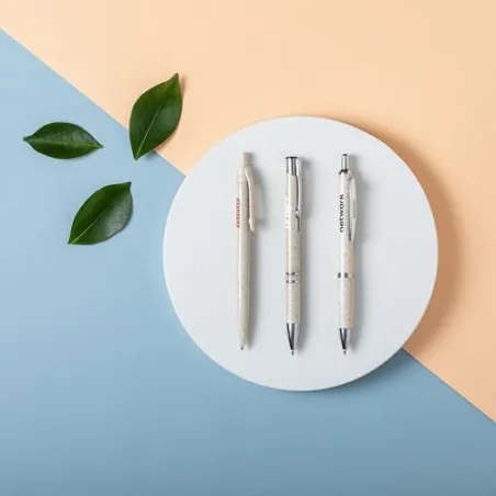 Stylo Écologique Personnalisé de Cadeau d'Entreprise Nukot Matières : coton Couleurs : bleu marine personnalisable avec votre lo
