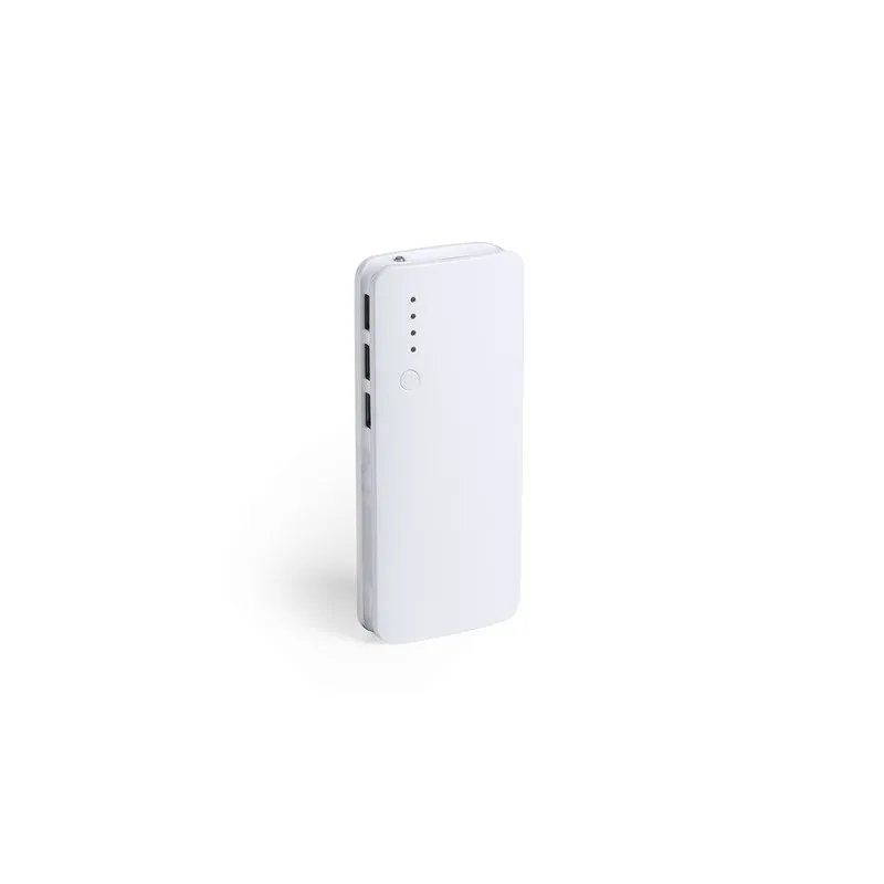 Power Bank Personnalisée 10000 mAh Kaprin pas cher Matières : ABS Couleurs : blanc cadeau affaires élégant