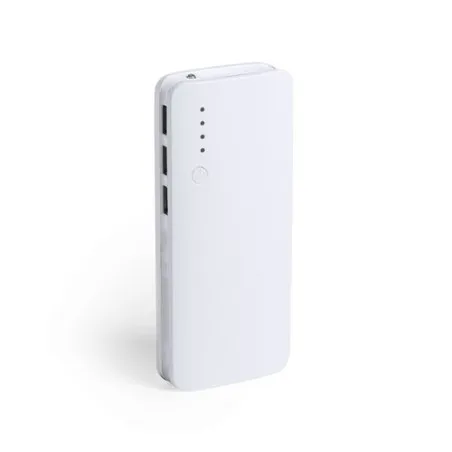 Power Bank Personnalisée 10000 mAh Kaprin pas cher Matières : ABS Couleurs : blanc cadeau affaires élégant