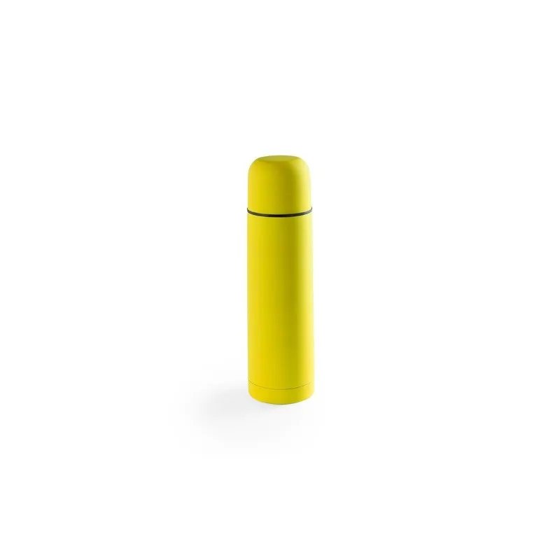 Bouteille Isotherme Économique Personnalisée 500 ml Hosban Matières : métal Couleurs : argenté objet publicitaire robuste