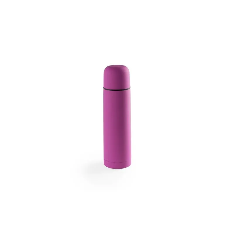 Bouteille Isotherme Économique Personnalisée 500 ml Hosban Matières : métal Couleurs : noir marquage laser ultra précis