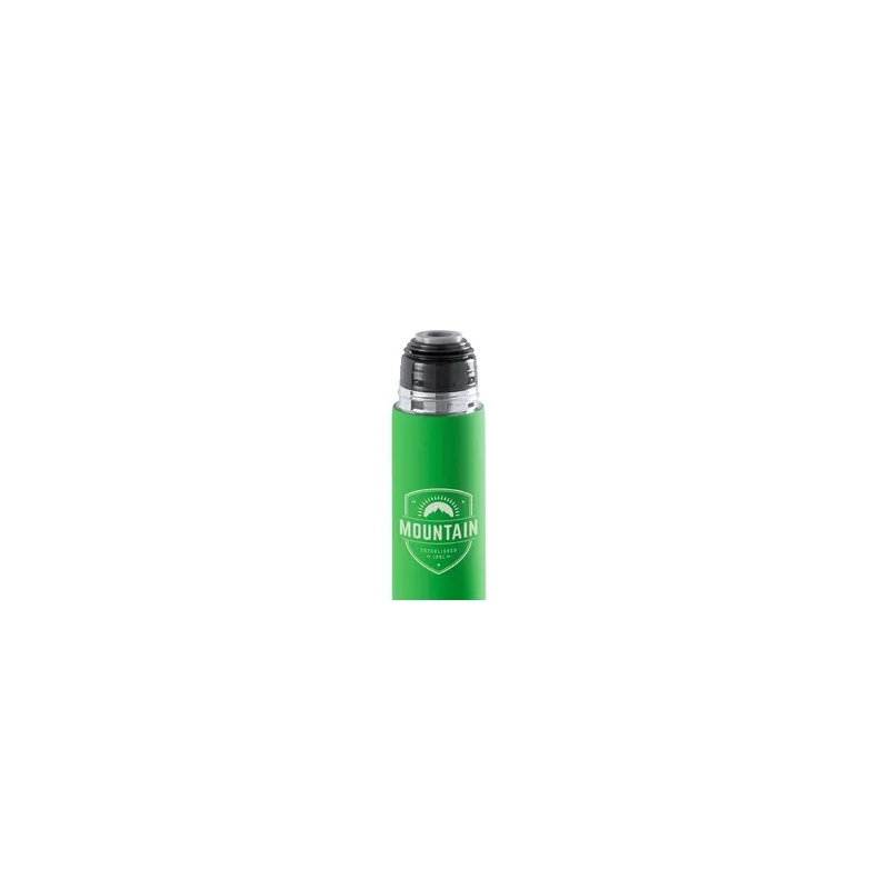 Bouteille Isotherme Économique Personnalisée 500 ml Hosban Matières : bambou Couleurs : blanc cadeau collaborateur premium