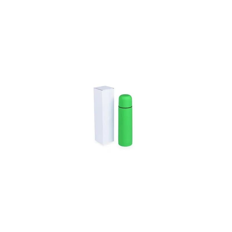 Bouteille Isotherme Économique Personnalisée 500 ml Hosban Matières : bambou Couleurs : blanc objet promo petit budget