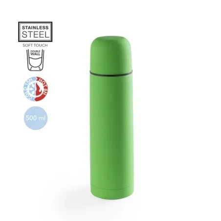 Bouteille Isotherme Économique Personnalisée 500 ml Hosban Matières : bambou cadeau client original