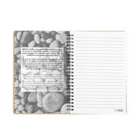 Cahier Écologique et Durable Personnalisé - Kenta Matières : microfibre Couleurs : orange goodies publicitaire événementiel