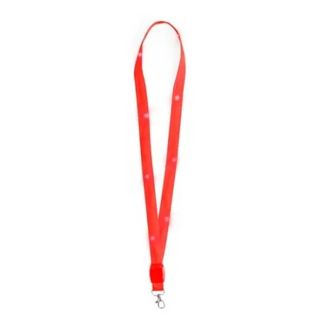 Lanyard Personnalisé LED - Wilou Matières : polyester Taille textile : XXL Couleurs : fuchsia cadeau client original