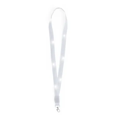 Lanyard Personnalisé LED - Wilou Matières : polyester Taille textile : XXL Couleurs : fuchsia objet promo petit budget