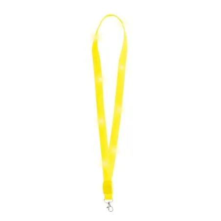 Lanyard Personnalisé LED - Wilou Matières : polyester Taille textile : S Couleurs : noir objet publicitaire robuste