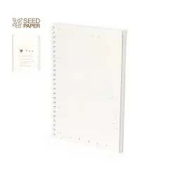 Cahier Écologique Ensemencé Personnalisé Bitar pas cher Matières : polyester Taille textile : L Couleurs : noir 2