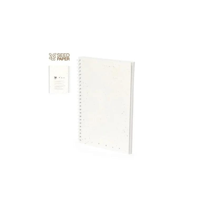 Cahier Écologique Ensemencé Personnalisé Bitar pas cher Matières : polyester Taille textile : L Couleurs : noir personnalisable 