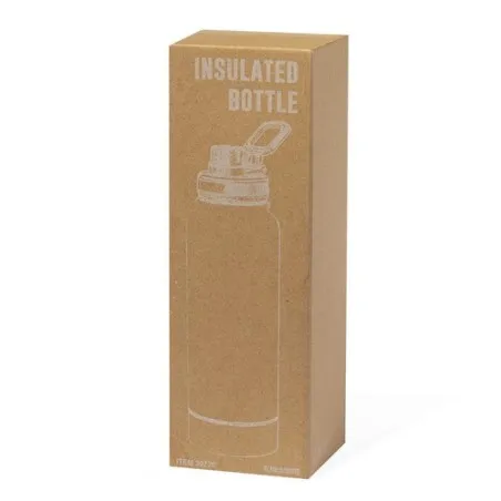 Bidon Isotherme 1L en Acier Personnalisé - Wankex Matières : polyester Taille textile : XL Couleurs : vert objet promo petit bud