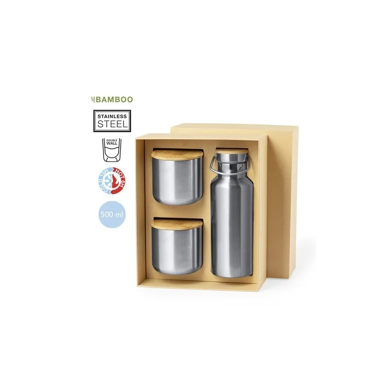 Set Pratique Isotherme Personnalisé à Petit Prix Dickinson Matières : coton Couleurs : noir