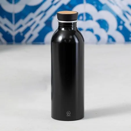 Gourde Écologique Chic en Aluminium Recyclé Claud Couleurs : bleu accessoire événementiel unique