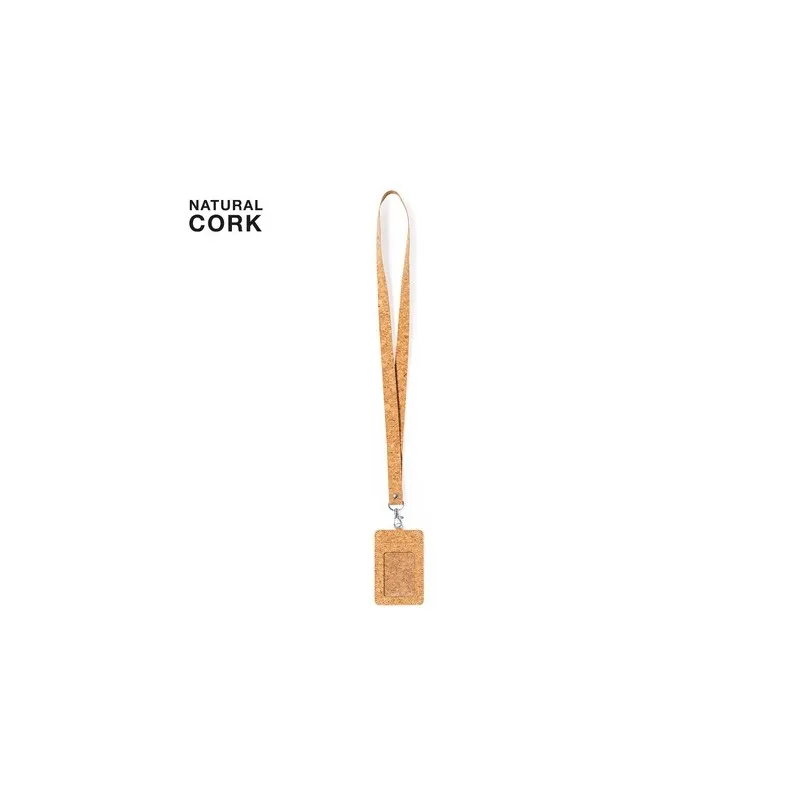 Lanyard Porte-Badge Beryel en Liège Écologique