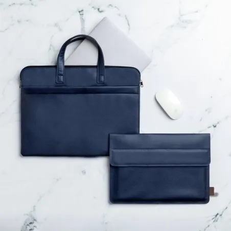 Porte-Documents Poirel en Cuir Recyclé