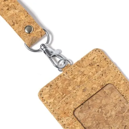 Lanyard Porte-Badge Beryel en Liège Écologique