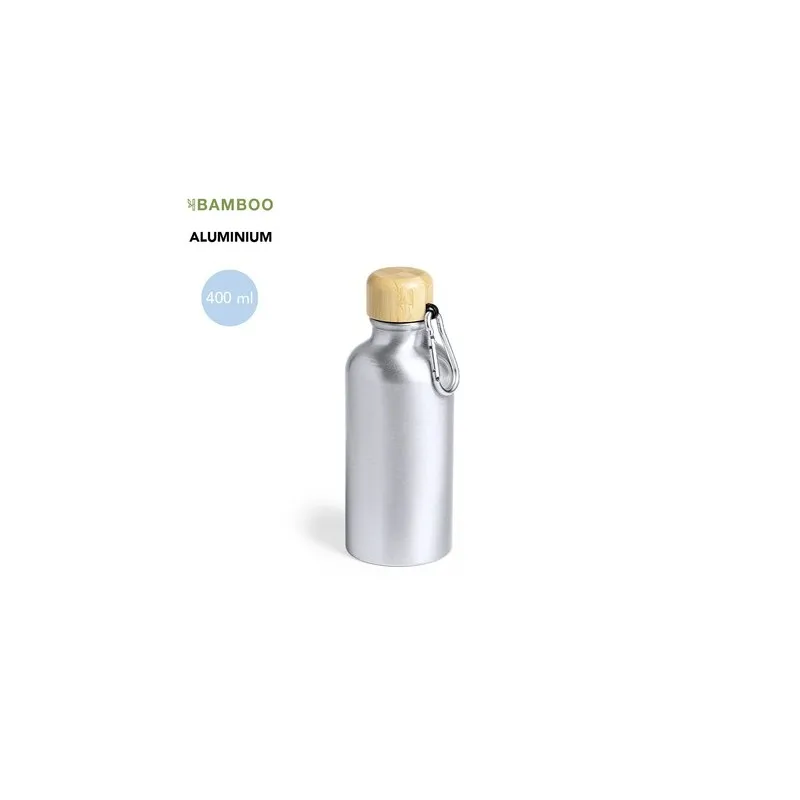 Gourde Écologique Personnalisable Yorix Matières : microfibre Couleurs : vert personnalisable avec votre logo