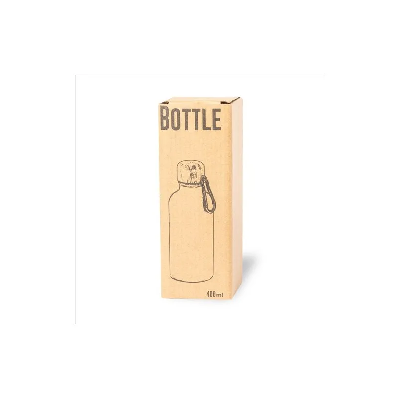 Gourde Écologique Personnalisable Yorix Matières : microfibre Couleurs : vert marquage laser ultra précis