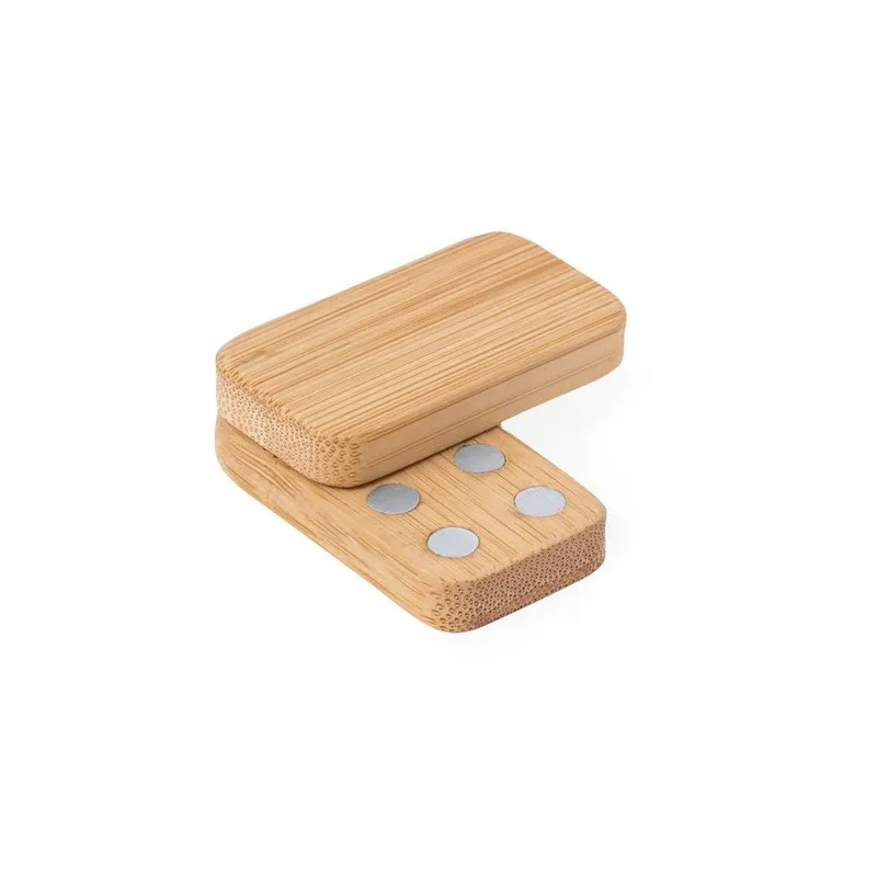 Cadeau d'Entreprise Antistress Écologique en Bambou - Bover Matières : grès Couleurs : bleu goodies publicitaire événementiel