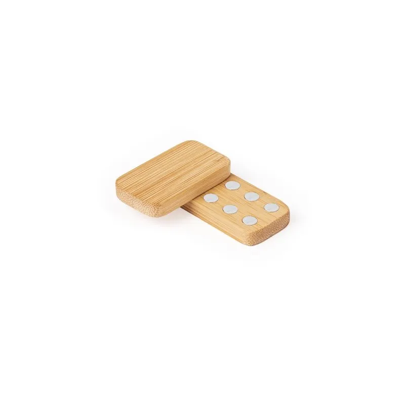 Cadeau d'Entreprise Antistress Écologique en Bambou - Bover Matières : grès Couleurs : bleu impression haute définition