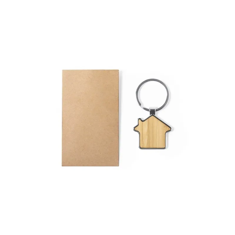 Porte-Clés Publicitaires Personnalisés Cutum Matières : PET recyclé Couleurs : pierre livraison express 24h 48h