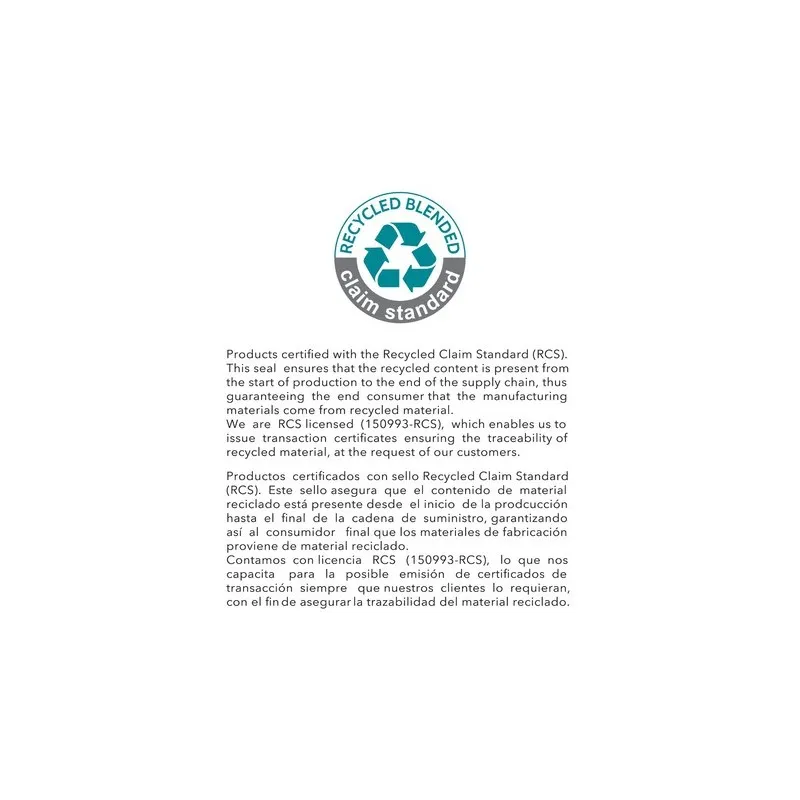 Chargeur Écologique Pratique Personnalisé Pas Cher - Dixlem RCS Matières : PET recyclé Couleurs : bleu impression haute définiti