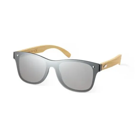 Lunettes de soleil personnalisées UV400 pas cher - Graham Matières : ABS recyclé Couleurs : noir personnalisable avec votre logo