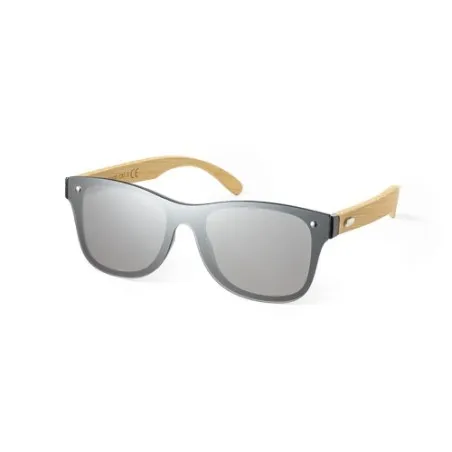 Lunettes de soleil personnalisées UV400 pas cher - Graham Matières : ABS recyclé Couleurs : noir objet promotionnel éco-responsa