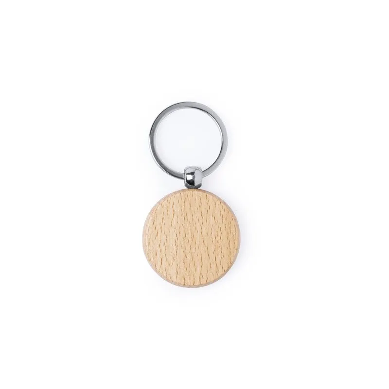 Porte-clés éco-friendly en bois personnalisable Pelton Matières : coton recyclé Couleurs : kaki impression haute définition