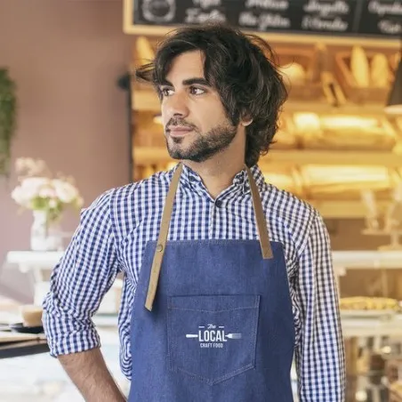 Tablier Personnalisé de Qualité en Denim pas cher - Rober Matières : Polycarbonate (PC) Couleurs : multicolore goodies publicita