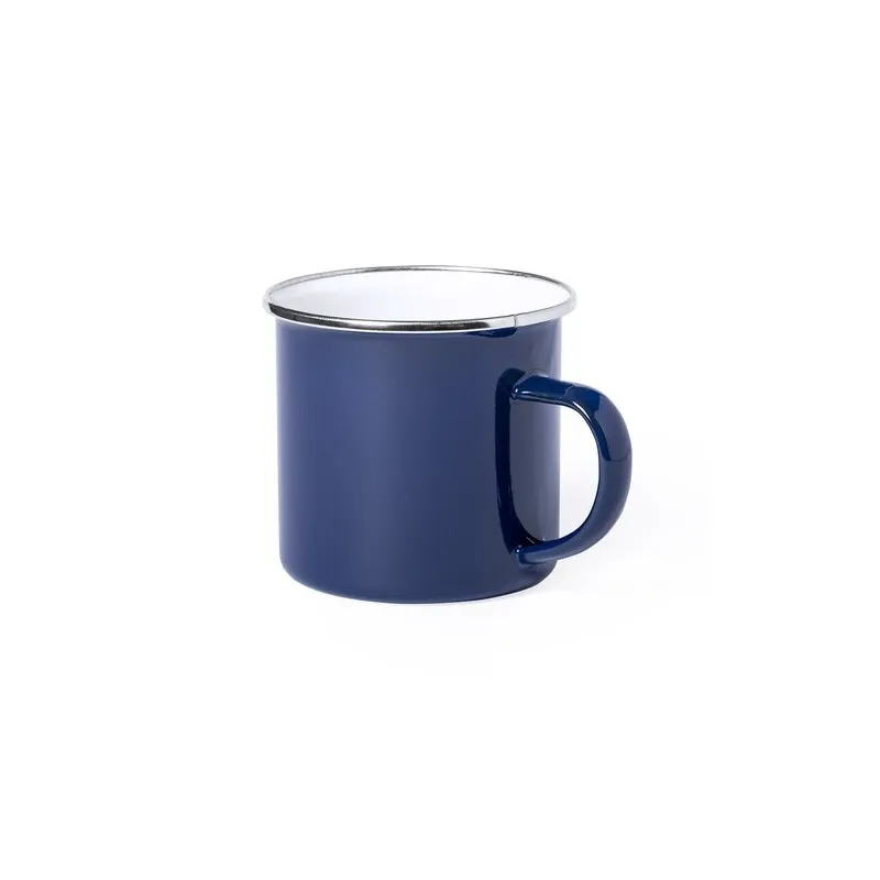 Mug Vintage Personnalisable Kirpal Matières : métal Couleurs : bleu royal cadeau entreprise pas cher