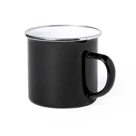 Mug Vintage Personnalisable Kirpal Matières : grès Couleurs : blanc cadeau entreprise pas cher