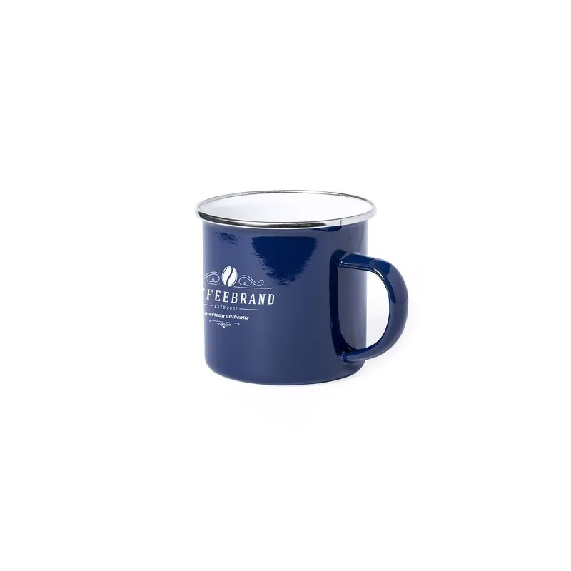 Mug Vintage Personnalisable Kirpal Matières : grès Couleurs : bleu pétrole cadeau affaires élégant