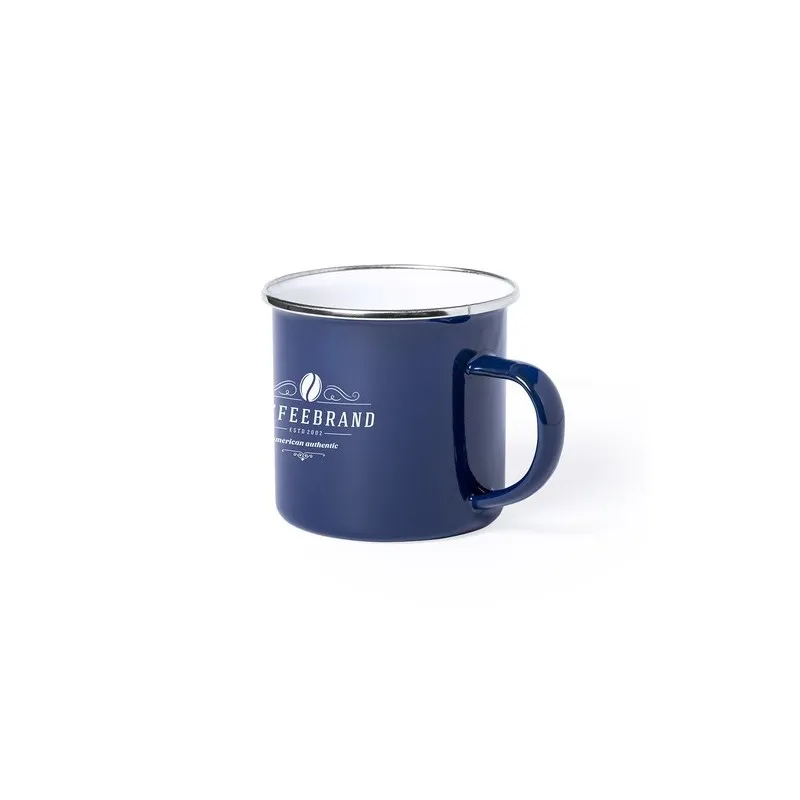 Mug Vintage Personnalisable Kirpal Matières : grès Couleurs : bleu pétrole accessoire événementiel unique
