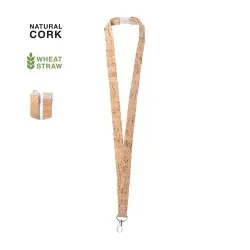 Lanyard Écologique Personnalisé - Bespal Matières : céramique Couleurs : blanc 2