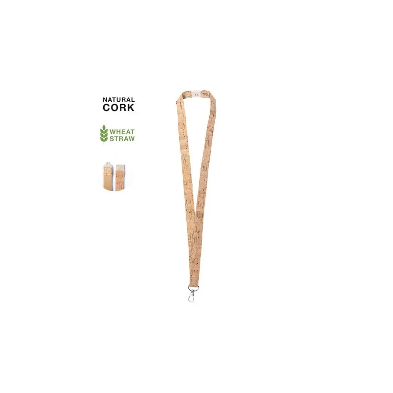 Lanyard Écologique Personnalisé - Bespal Matières : céramique Couleurs : blanc personnalisable avec votre logo