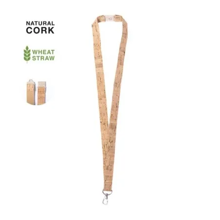 Lanyard Écologique Personnalisé - Bespal Matières : céramique Couleurs : blanc personnalisable avec votre logo