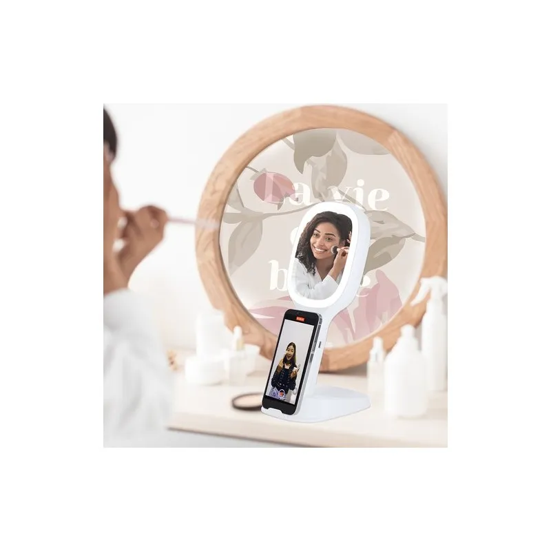 Miroir Multifonction Personnalisé pas cher Marchox Matières : polypropylène (PP) Couleurs : noir objet promotionnel éco-responsa